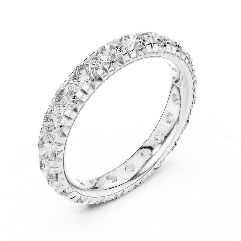 Ladies Ring DDLR-205@7 - White Gold - Image