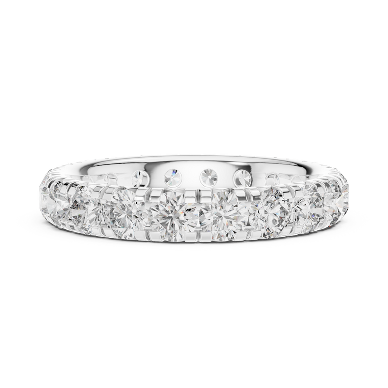 Ladies Ring DDLR-205@7 - White Gold - Image