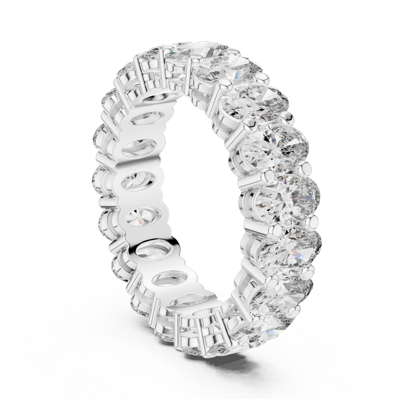 Ladies Ring DDLR-206@7 - White Gold - Image