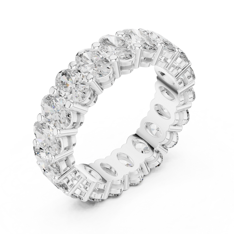 Ladies Ring DDLR-206@7 - White Gold - Image