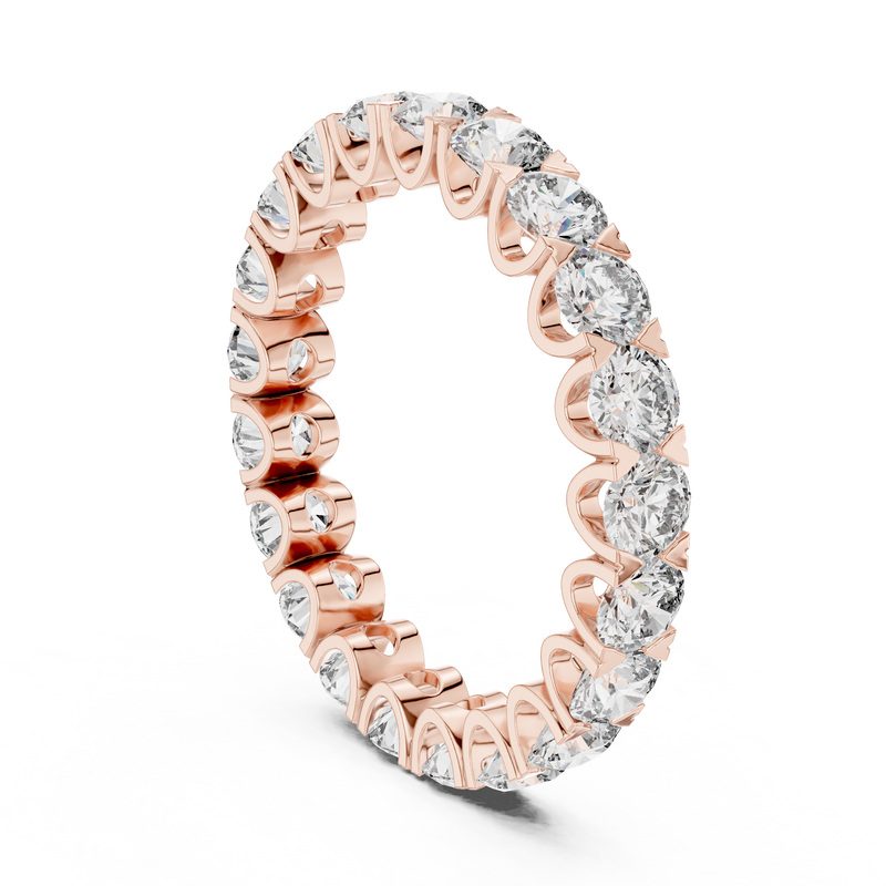 Ladies Ring DDLR-208@7 - Rose Gold - Image
