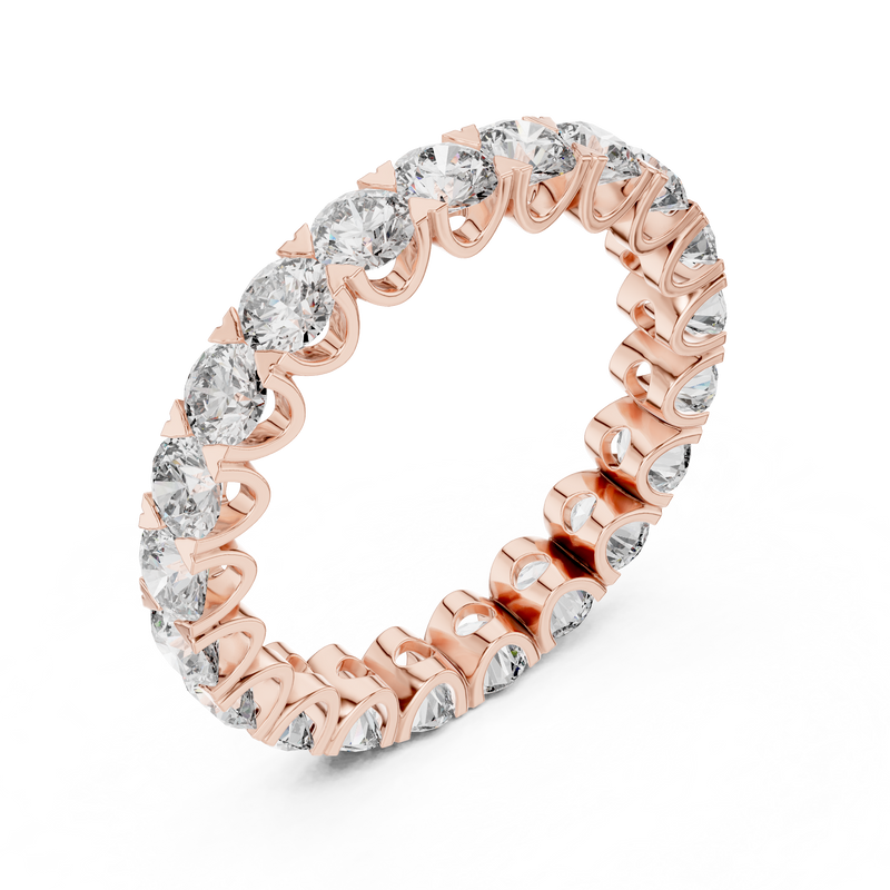 Ladies Ring DDLR-208@7 - Rose Gold - Image