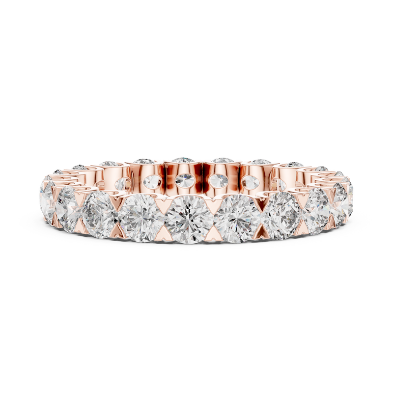 Ladies Ring DDLR-208@7 - Rose Gold - Image