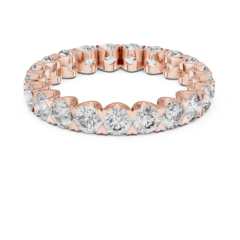 Ladies Ring DDLR-208@7 - Rose Gold - Image