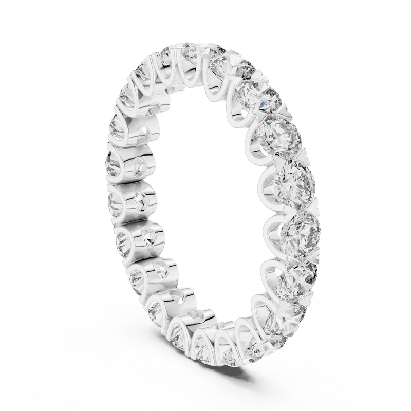 Ladies Ring DDLR-208@7 - White Gold - Image