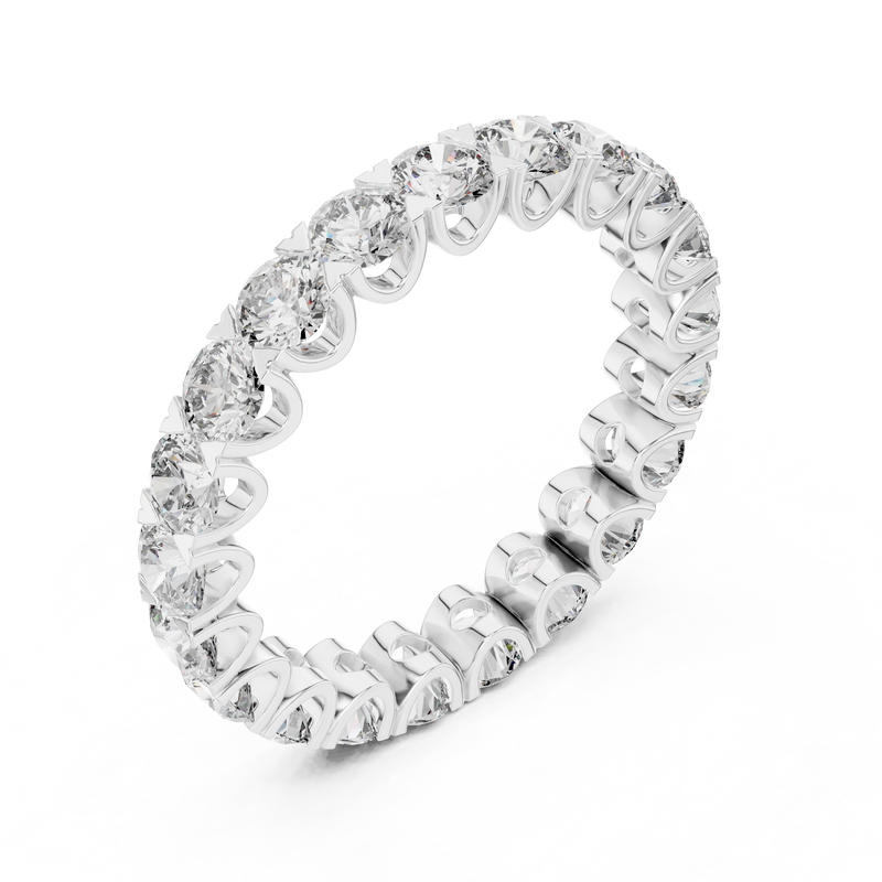 Ladies Ring DDLR-208@7 - White Gold - Image