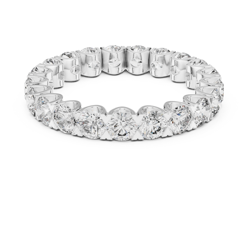 Ladies Ring DDLR-208@7 - White Gold - Image