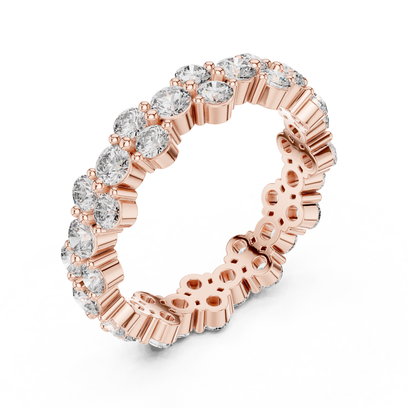 Ladies Ring DDLR-210@7 - Rose Gold - Image