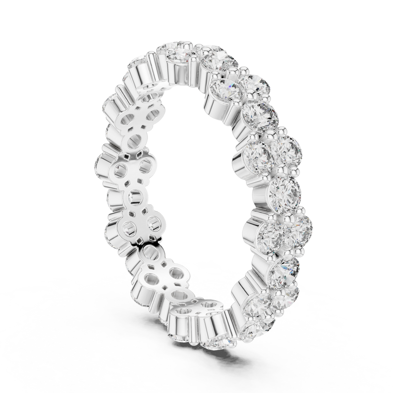 Ladies Ring DDLR-210@7 - White Gold - Image