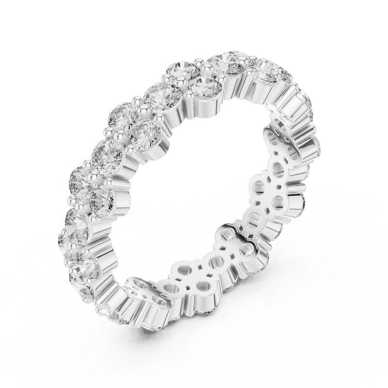 Ladies Ring DDLR-210@7 - White Gold - Image