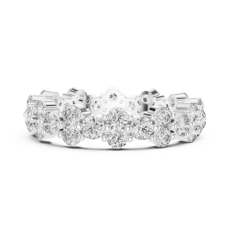 Ladies Ring DDLR-210@7 - White Gold - Image
