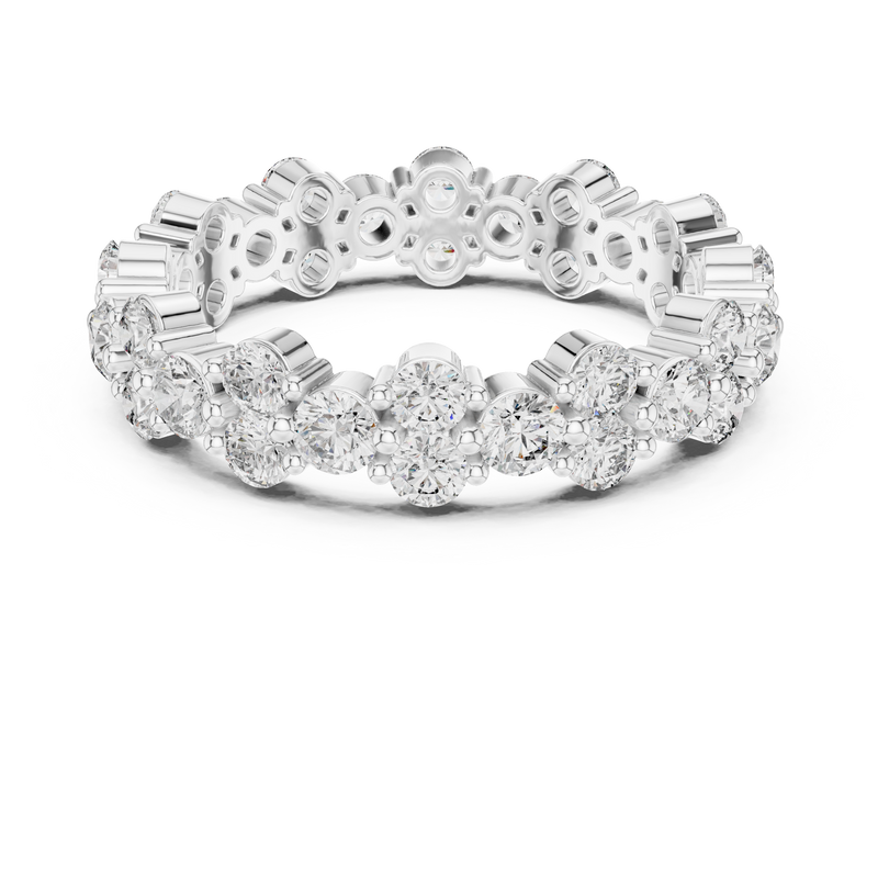 Ladies Ring DDLR-210@7 - White Gold - Image