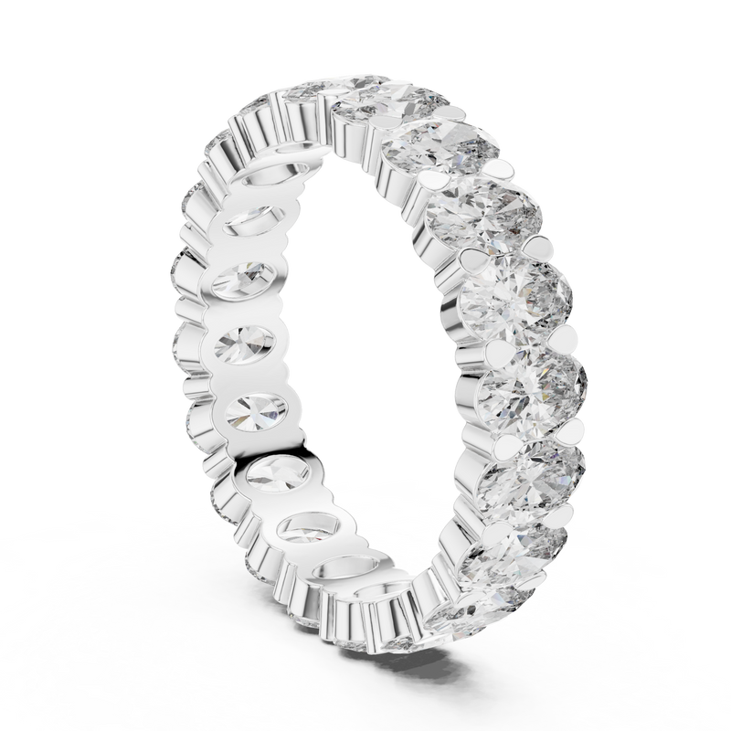 Ladies Ring DDLR-211@7 - White Gold - Image