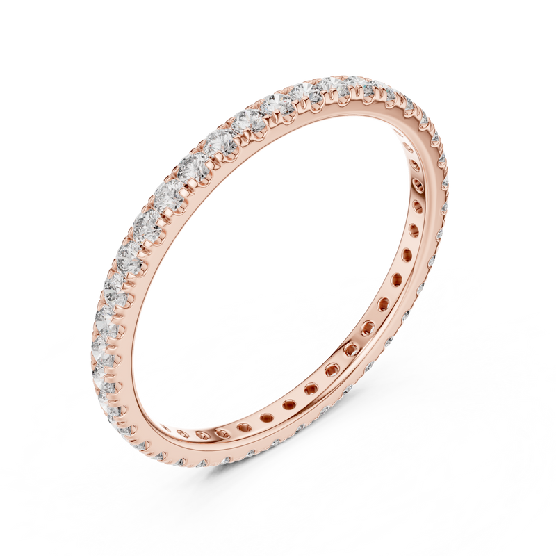Ladies Ring DDLR-212@7 - Rose Gold - Image