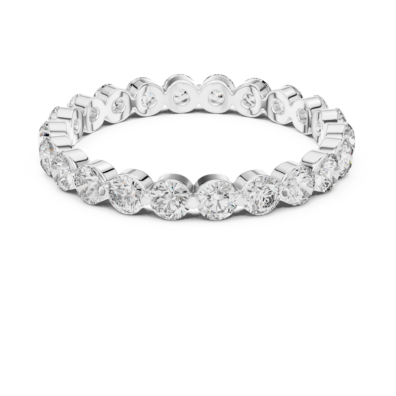 Ladies Ring DDLR-214@7 - White Gold - Image