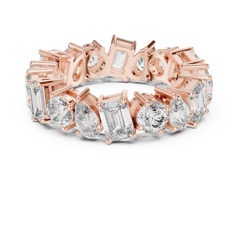 Ladies Ring DDLR-215@7 - Rose Gold - Image