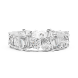 Ladies Ring DDLR-215@7 - White Gold - Image