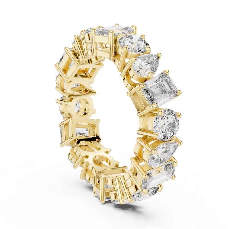 Ladies Ring DDLR-215@7 - Yellow Gold - Image