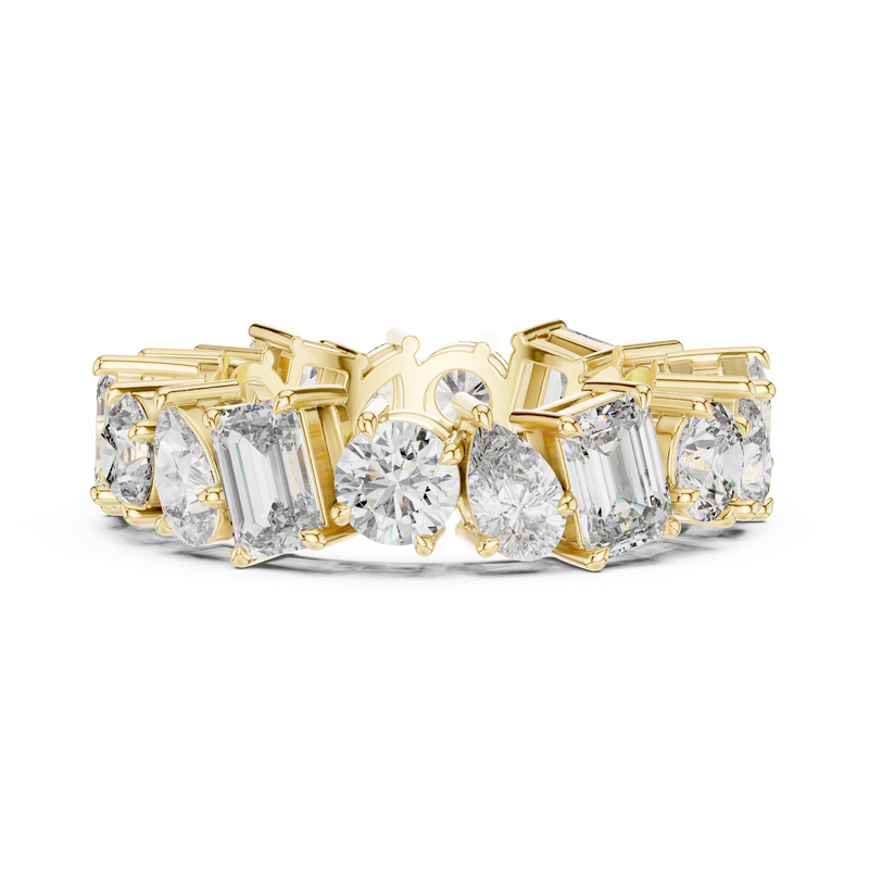 Ladies Ring DDLR-215@7 - Yellow Gold - Image