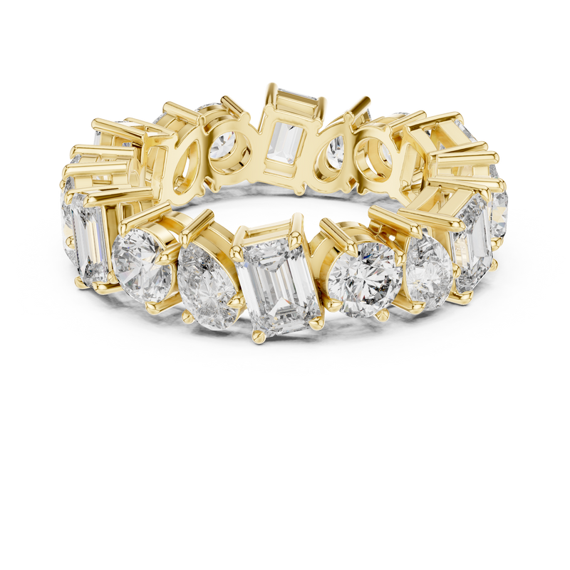 Ladies Ring DDLR-215@7 - Yellow Gold - Image