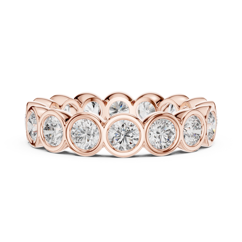 Ladies Ring DDLR-216@7 - Rose Gold - Image