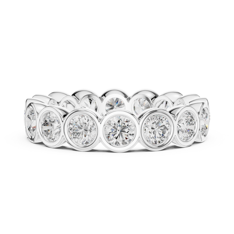 Ladies Ring DDLR-216@7 - White Gold - Image