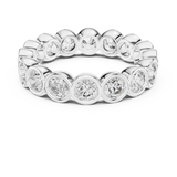 Ladies Ring DDLR-216@7 - White Gold - Image