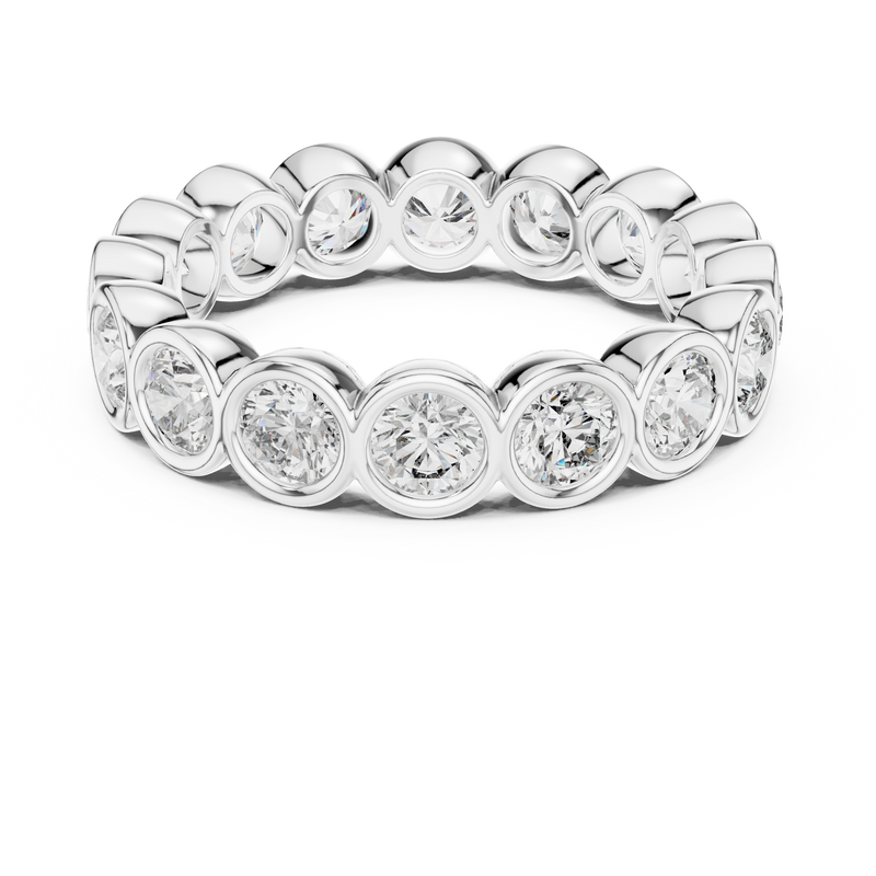 Ladies Ring DDLR-216@7 - White Gold - Image