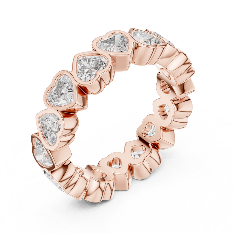Ladies Ring DDLR-218@7 - Rose Gold - Image