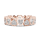 Ladies Ring DDLR-218@7 - Rose Gold - Image