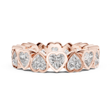 Ladies Ring DDLR-218@7 - Rose Gold - Image