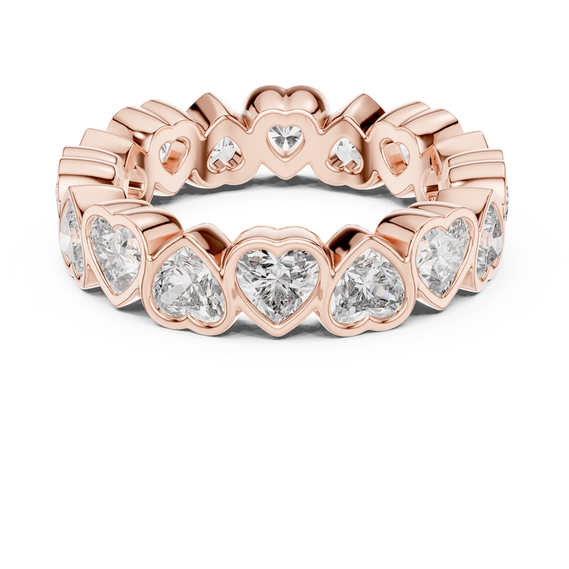Ladies Ring DDLR-218@7 - Rose Gold - Image