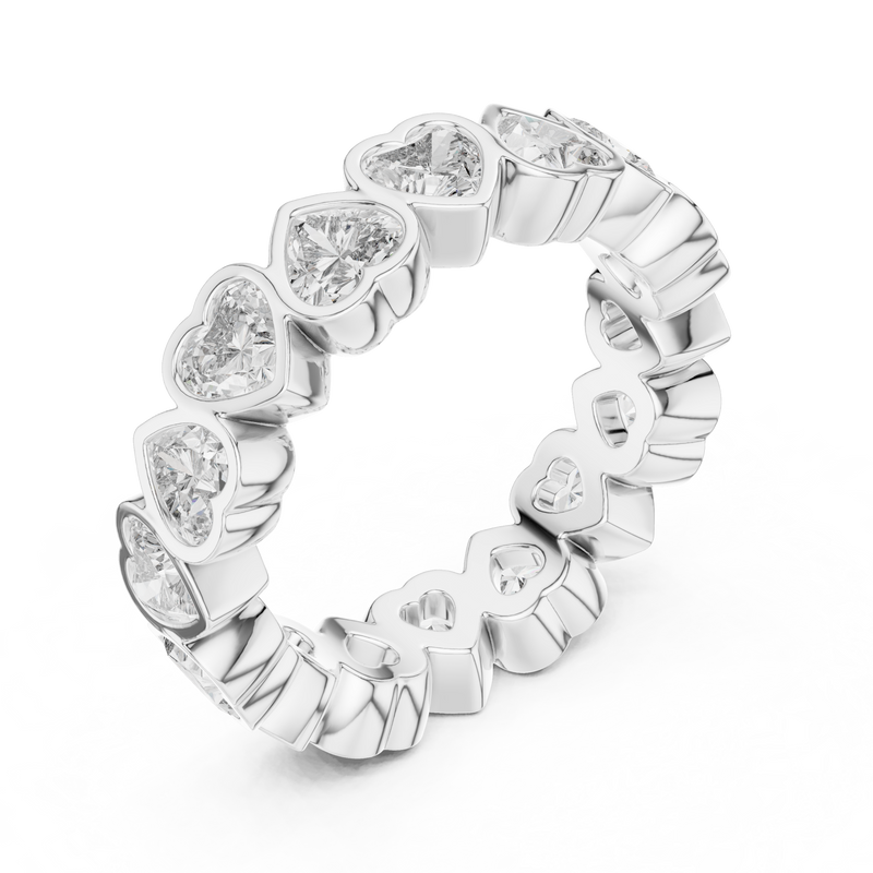 Ladies Ring DDLR-218@7 - White Gold - Image