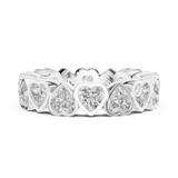 Ladies Ring DDLR-218@7 - White Gold - Image