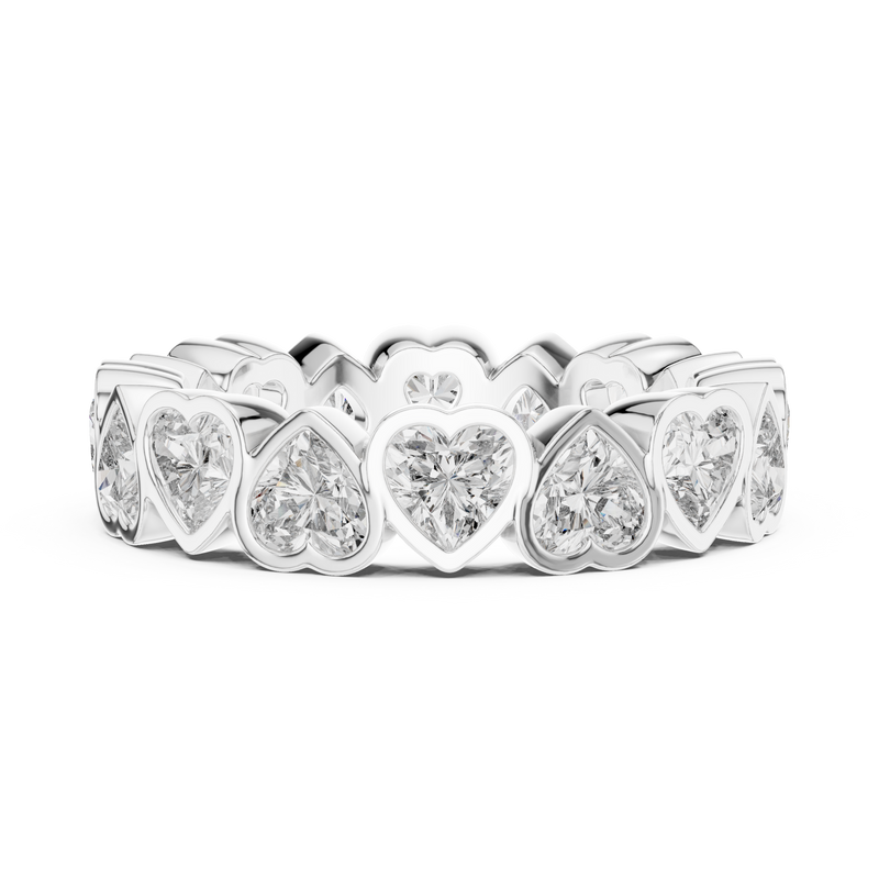 Ladies Ring DDLR-218@7 - White Gold - Image