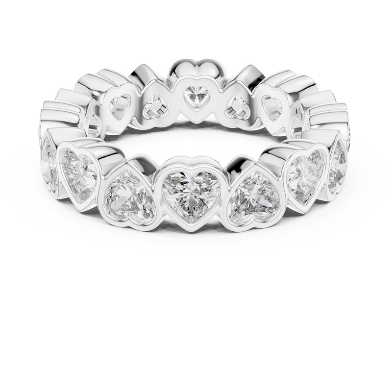 Ladies Ring DDLR-218@7 - White Gold - Image