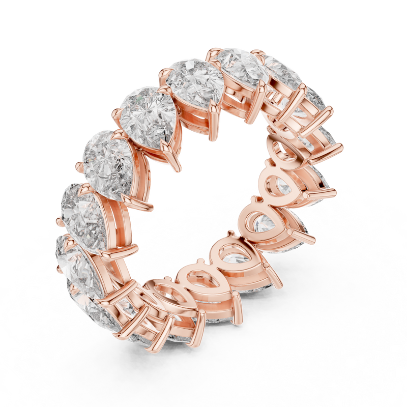 Ladies Ring DDLR-220@7 - Rose Gold - Image