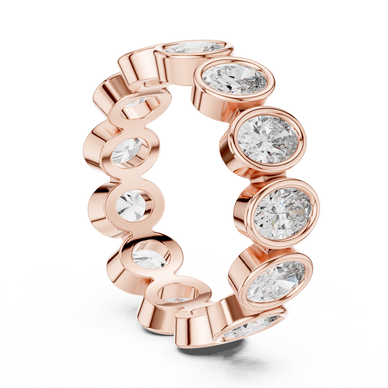 Ladies Ring DDLR-221@7 - Rose Gold - Image
