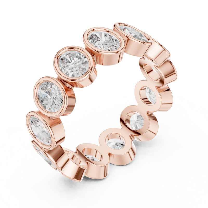 Ladies Ring DDLR-221@7 - Rose Gold - Image