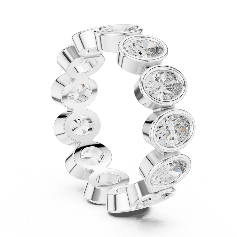 Ladies Ring DDLR-221@7 - White Gold - Image