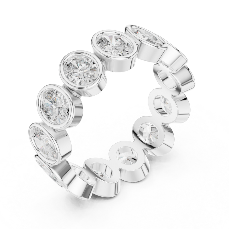 Ladies Ring DDLR-221@7 - White Gold - Image