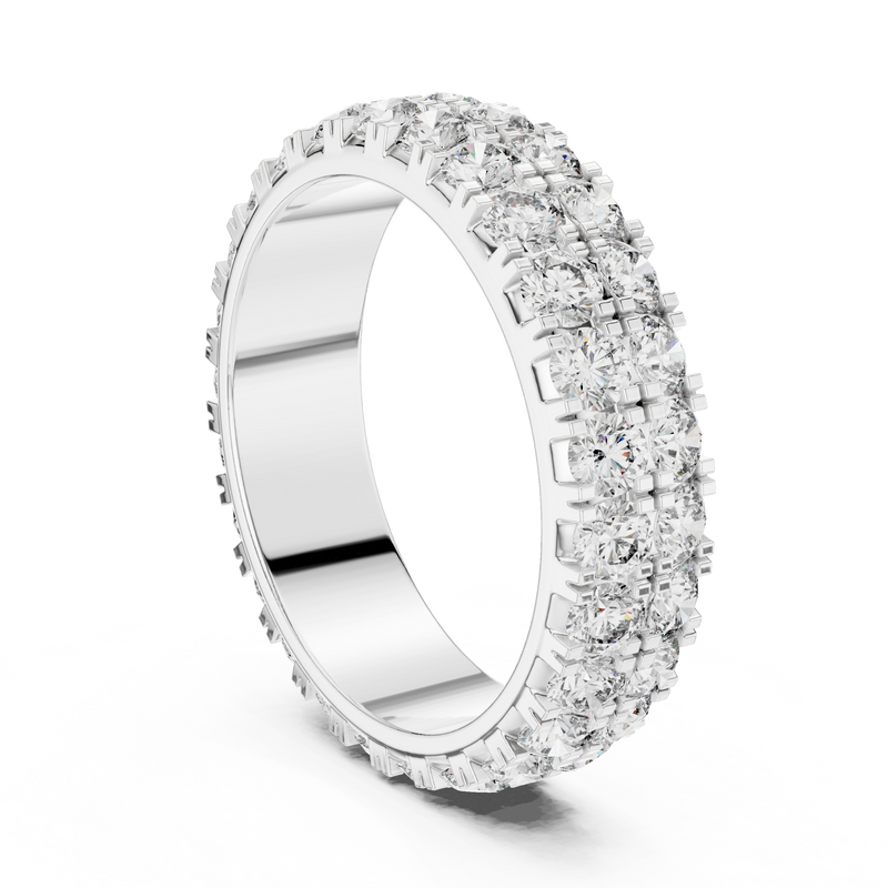 Ladies Ring DDLR-223@7 - White Gold - Image