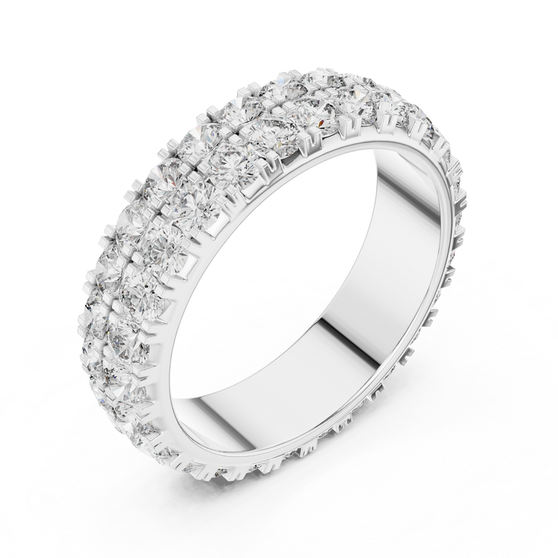 Ladies Ring DDLR-223@7 - White Gold - Image