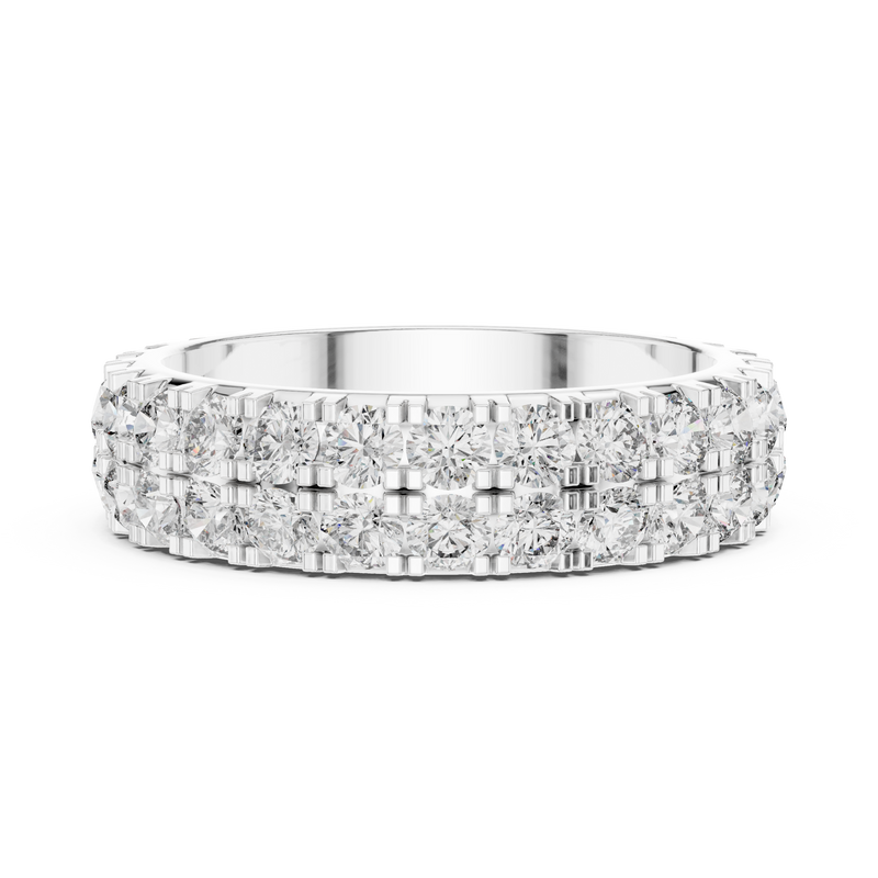 Ladies Ring DDLR-223@7 - White Gold - Image