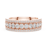 Ladies Ring DDLR-224@7 - Rose Gold - Image