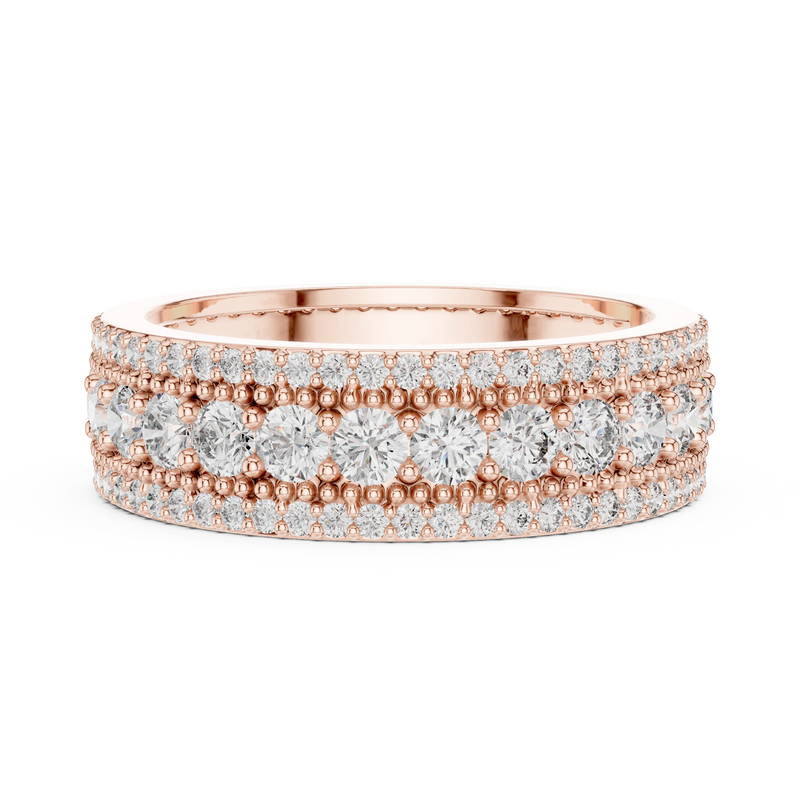 Ladies Ring DDLR-224@7 - Rose Gold - Image