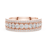 Ladies Ring DDLR-224@7 - Rose Gold - Image