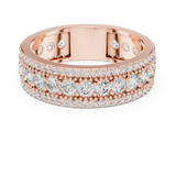 Ladies Ring DDLR-224@7 - Rose Gold - Image