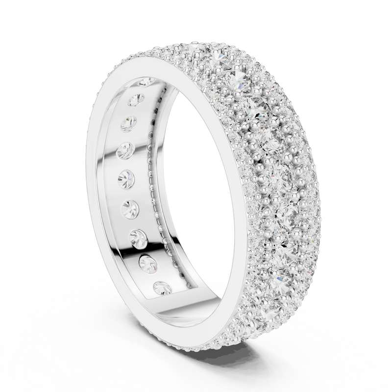 Ladies Ring DDLR-224@7 - White Gold - Image