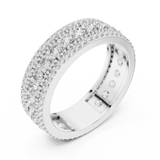 Ladies Ring DDLR-224@7 - White Gold - Image
